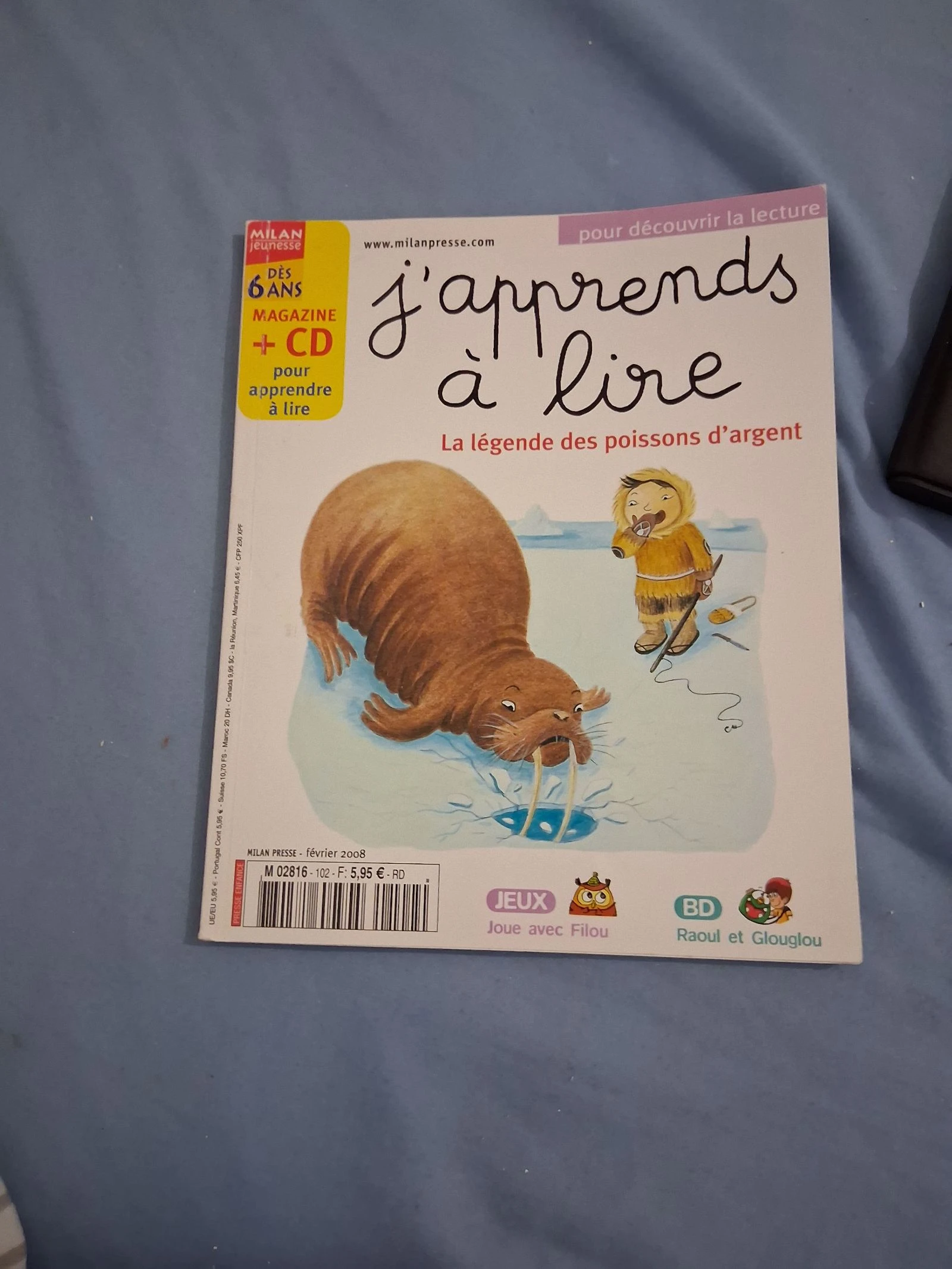 J'apprends à lire ( le légende des poissons d'argent)